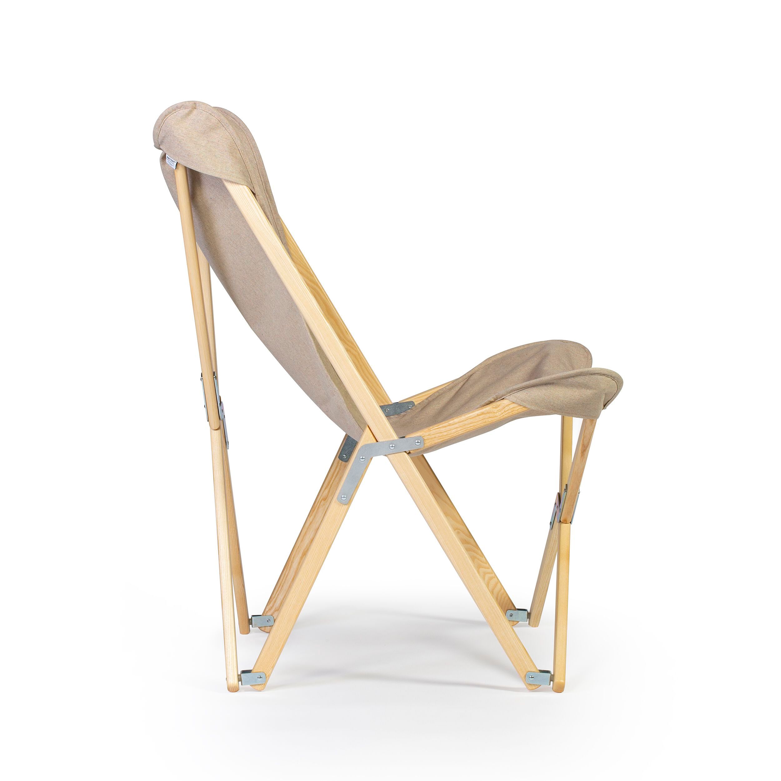 Folding recycled fabric low lounge chair Telami ARCH-00101191 - Вид №3