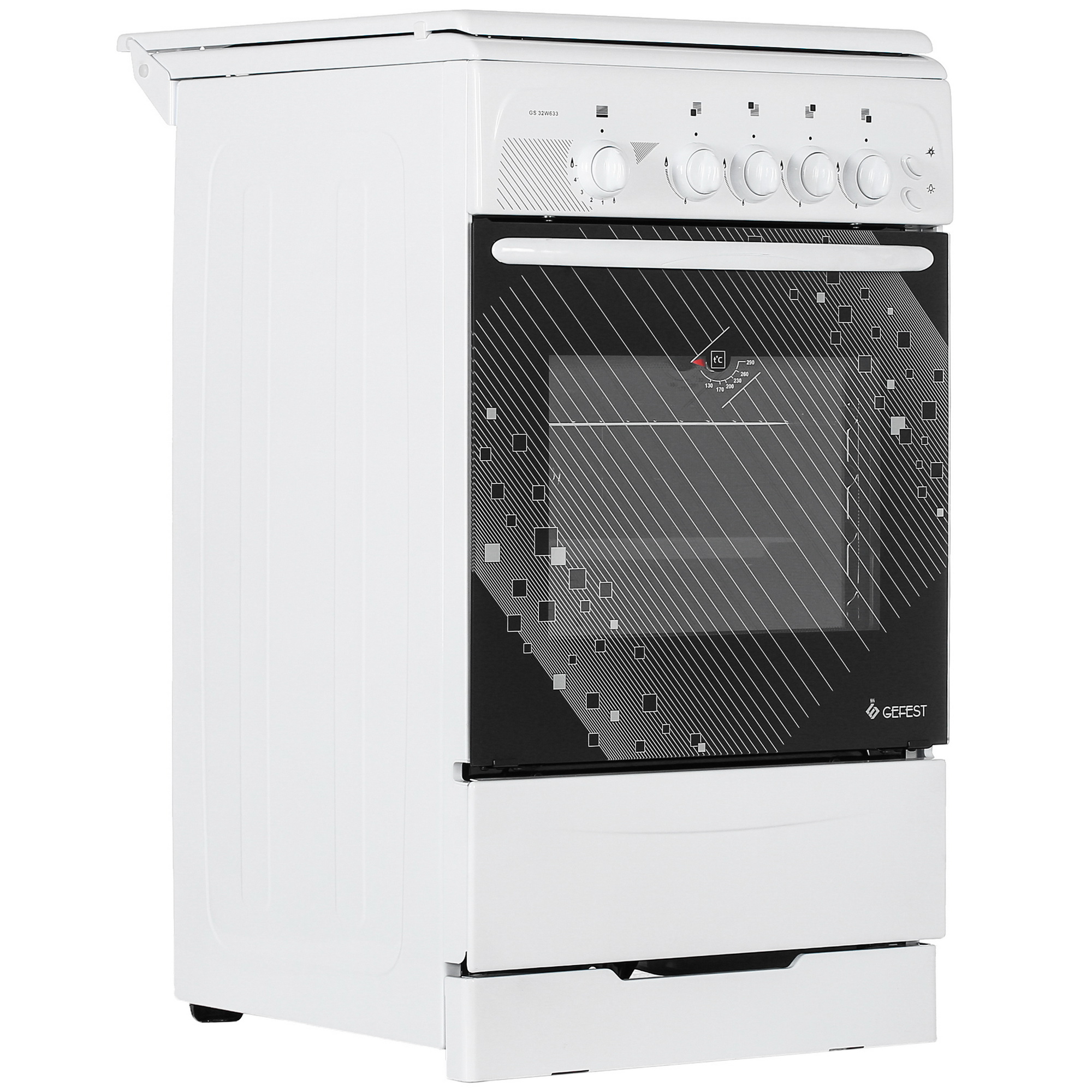 4757998 Газовая плита Gefest GS 32W633 белый STDN-0014864 - Вид №1