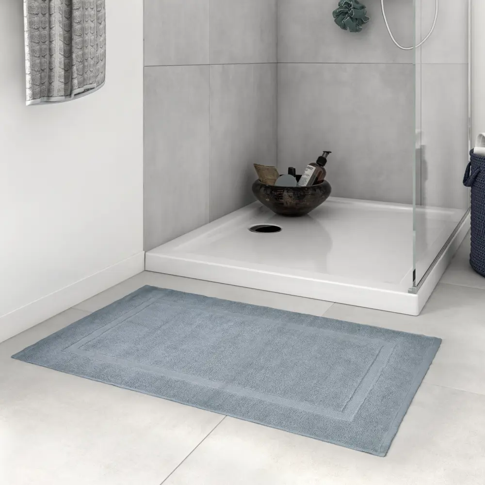 Коврик для ванной комнаты Sensea Terry 50x80 см цвет серый 82277193 STLM-2156323 Без серии - Вид №3