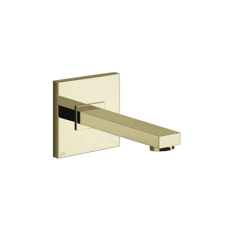 Носик для умывальника 20118 710 Gessi Rettangolo k ЛАТУНЬ PVD 20118710