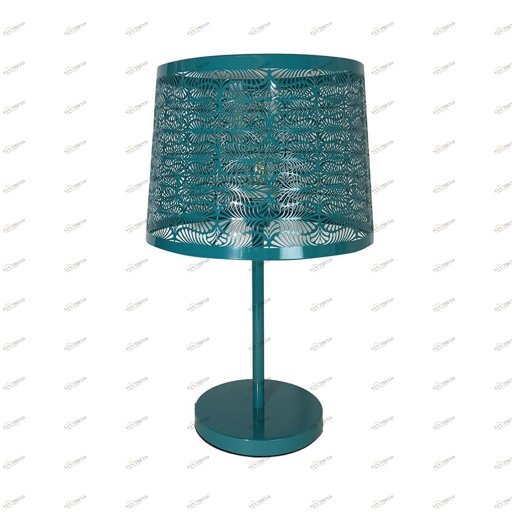 Лампа настольная бирюзовая Seven Fires "Карвед" 39105.01C SEVEN FIRES КАРВЕД 00-3907838 Бирюзовый 