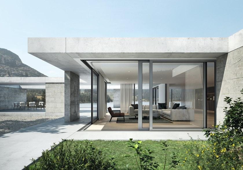 Schüco Раздвижная и раздвижная подъемная система sun-id-1403284 - Вид №6