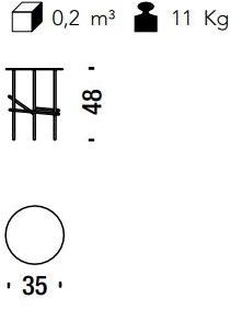 Moroso Круглый журнальный столик из стали Shanghai tip sun-id-1441862 - Вид №6