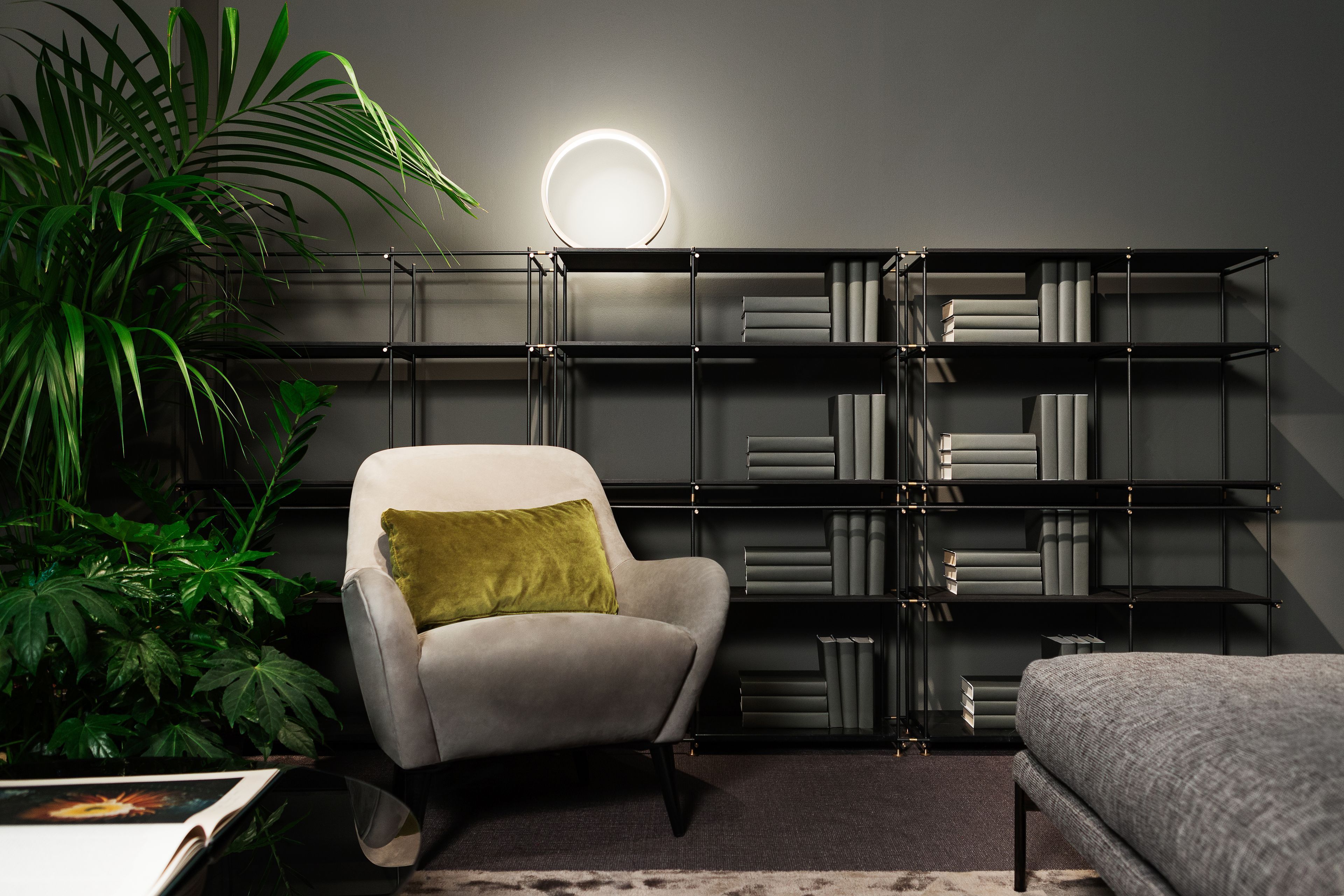 Секционный книжный шкаф из дуба Vibieffe E_spirit Book ARCH-00049793 - Вид №4