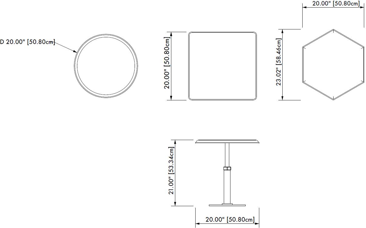 GABRIEL SCOTT Квадратный мраморный журнальный столик Pedestal sun-id-1394509 - Вид №4