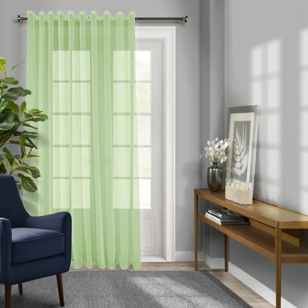 Santreyd Тюль вуаль светло-зелёный для элегантных интерьеров 88956895 STLM-1065050 - Вид №2