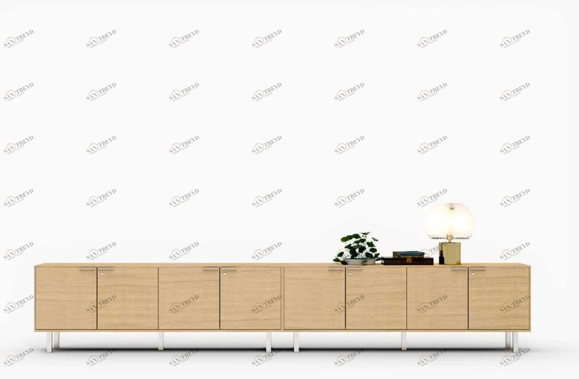 Bralco Модульный офисный блок из дуба с распашными дверями Loopy sun-id-1513848