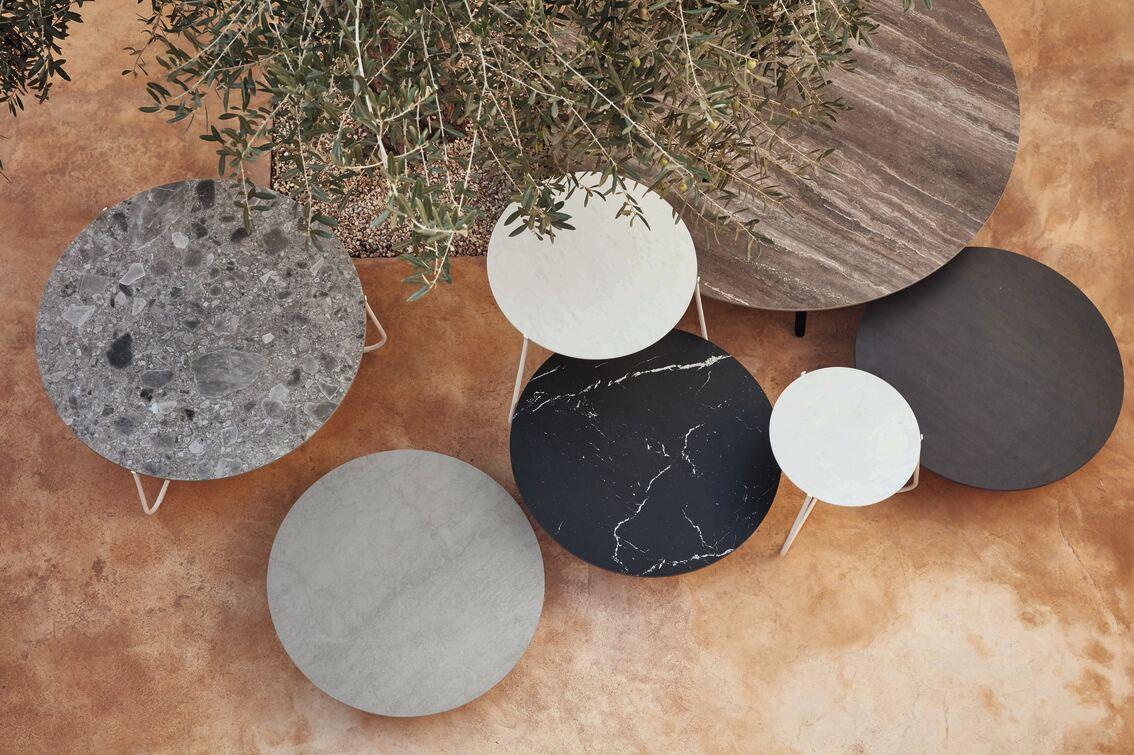 MNST148 Журнальные столики pcsts белые f8 ⌀80см Manutti Mood - Вид №4