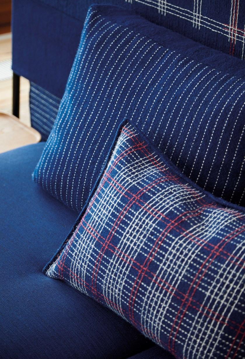 GAN Прямоугольная подушка из шерсти в шотландскую клетку Lan sun-id-1479798 - Вид №14