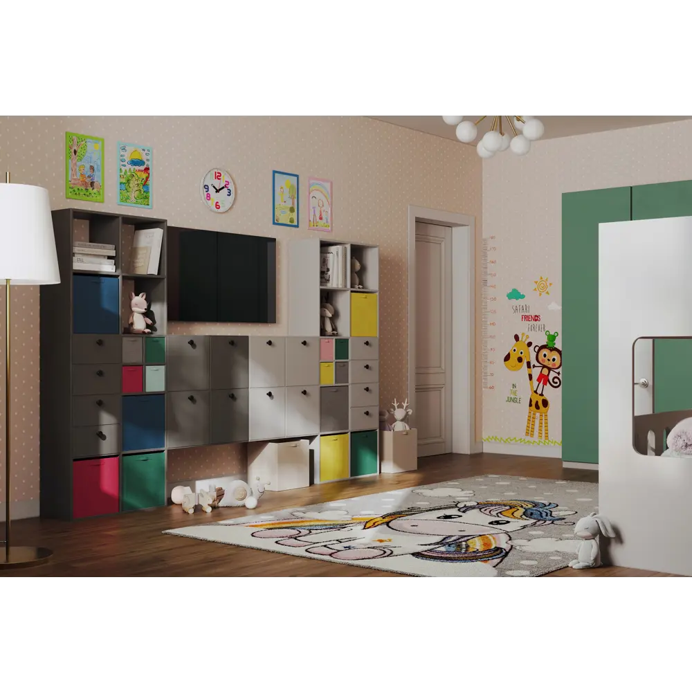 Часы настенные "Цифры" разноцветные диаметр 30 см TROYKATIME ДИЗАЙНЕРСКИЙ STLM-2132502 - Вид №8