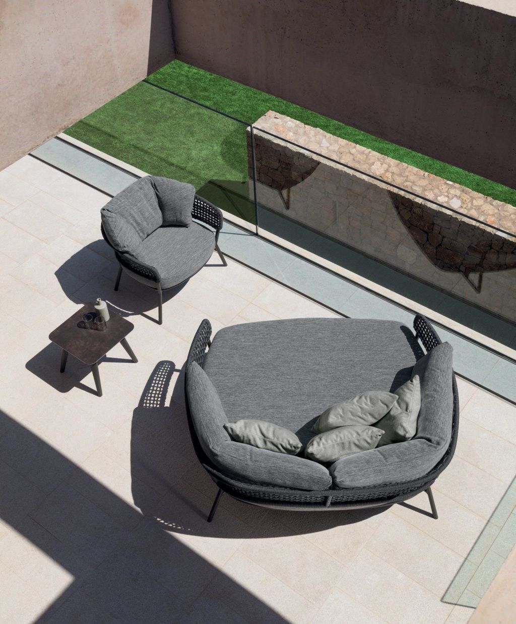 Ткань сад кровать Talenti Moon Alu ARCH-00109892 - Вид №2