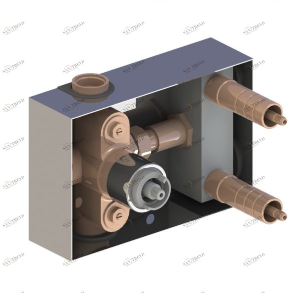 92.597 Корпус встроенного термостата 92597 HORUS Range Ascott 