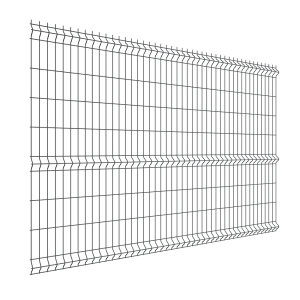 3D панель для забора Fine 2.5x1.73 м RAL 7024 серый 3 ребра