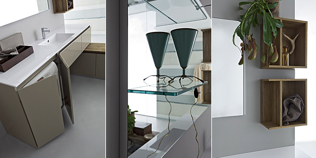 Комплект мебели для ванной комнаты Joy 22/23 Cerasa Joy JOY2223 - Вид №2