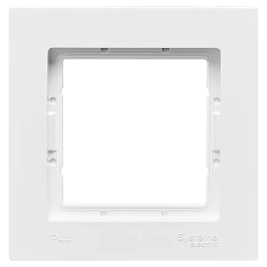 Рамка для розеток и выключателей Schneider Electric Atlas Design ATN000101 1 пост цвет белый 82455015 STLM-2181505