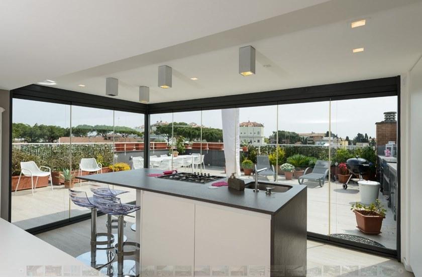 SUNROOM Складное алюминиевое окно Sistemi tuttovetro sun-id-1384371 - Вид №10