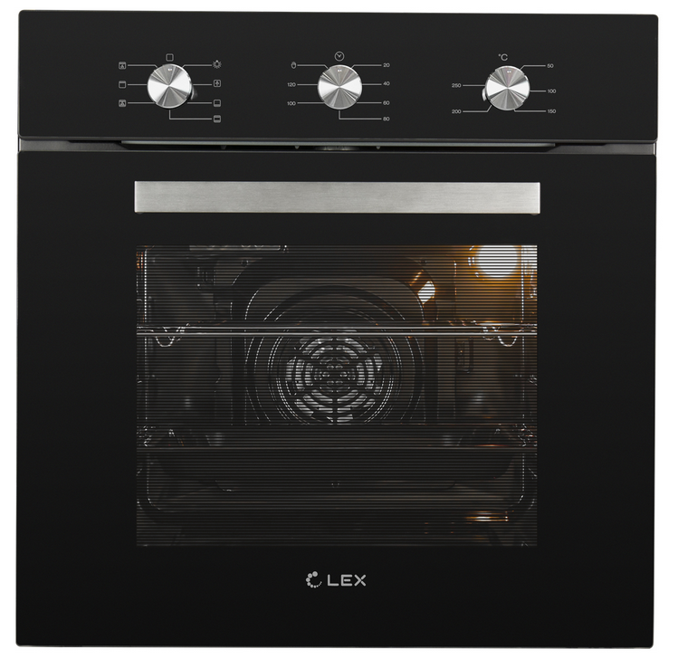 9903947 Электрический духовой шкаф LEX EDM 073 BL черный STDN-0082496