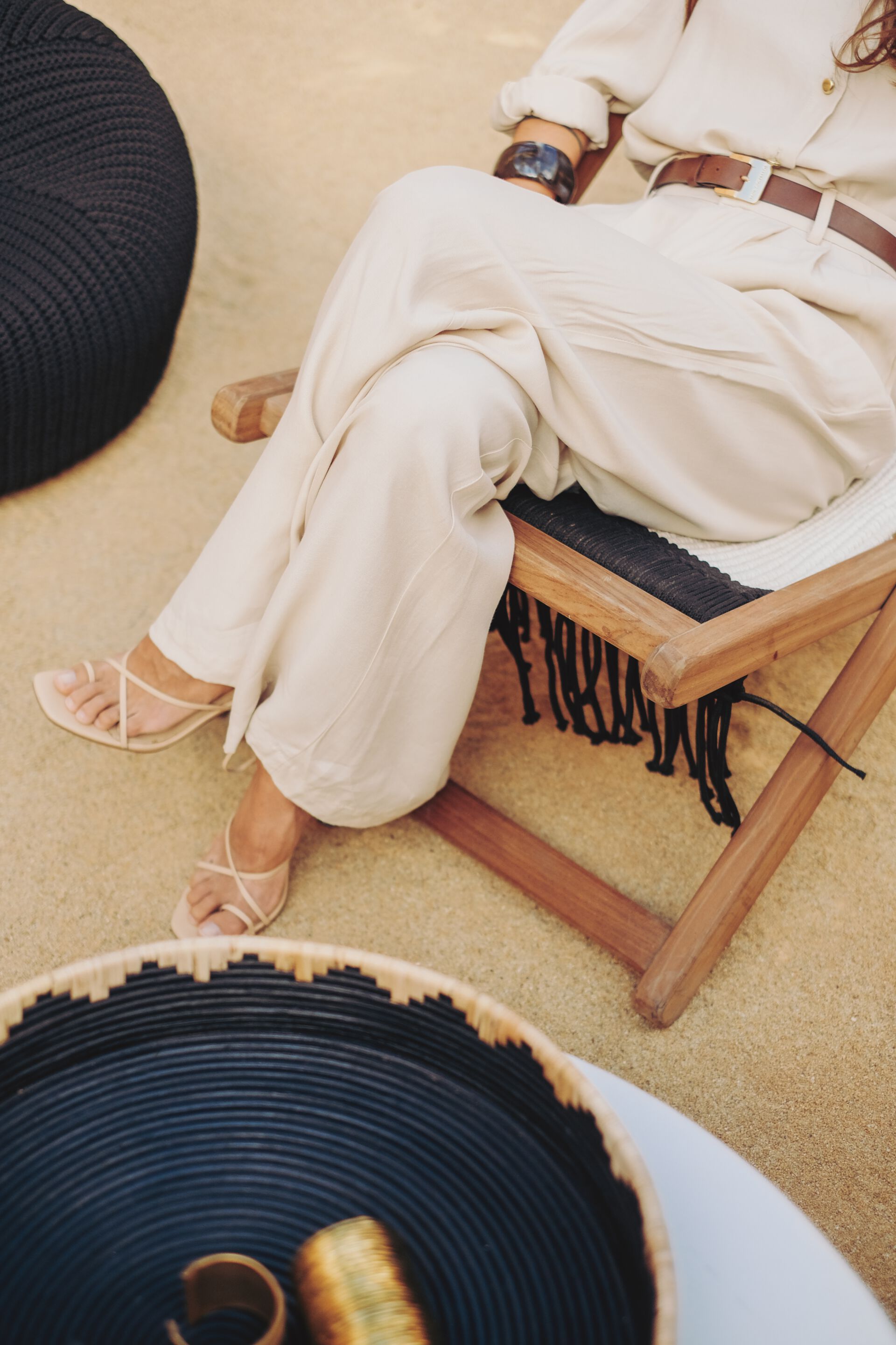 Кресло для отдыха из тикового дерева и веревки cbdesign Виареджо ARCH-00142467 - Вид №11