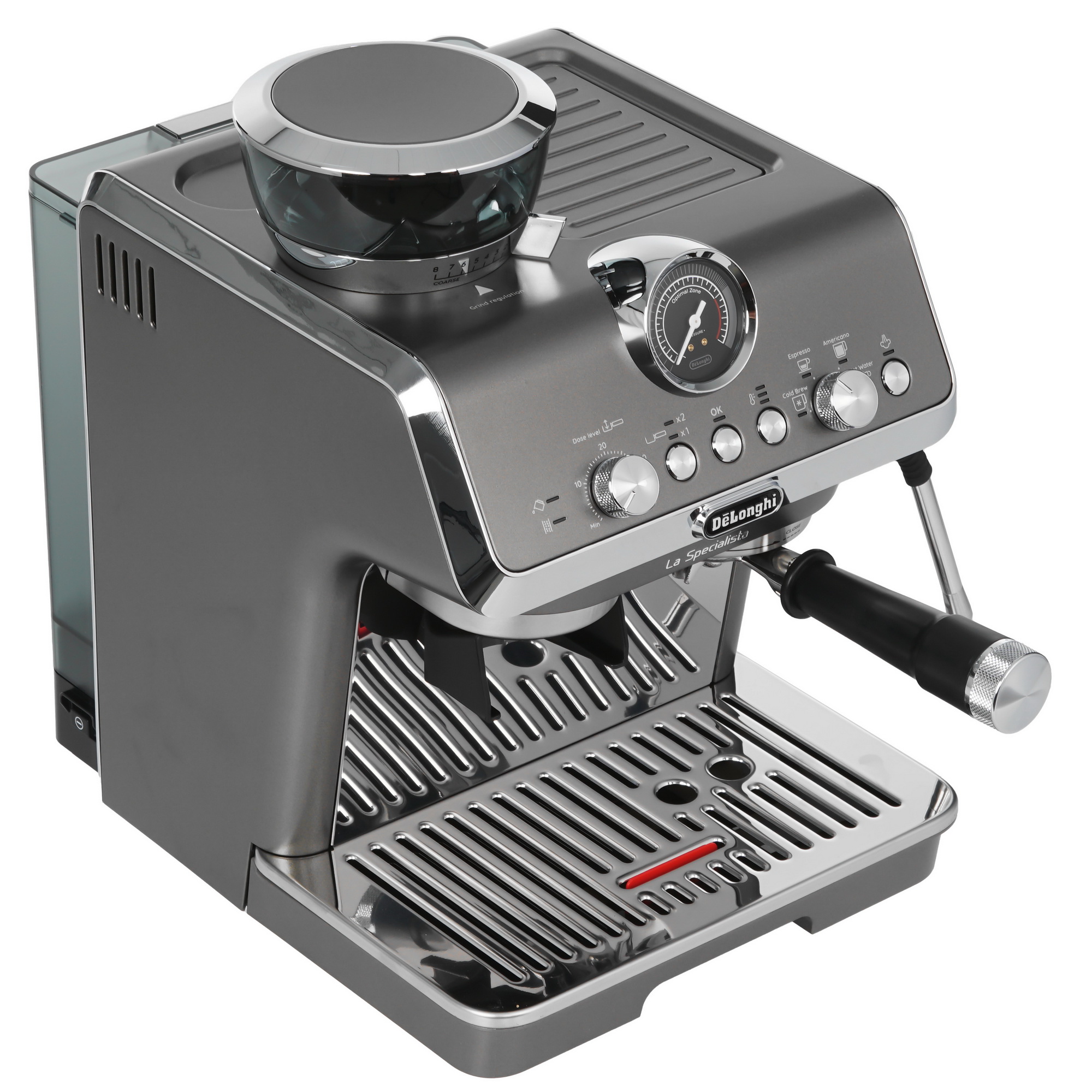 9098623 Кофеварка рожковая Delonghi EC9255.T серебристый STDN-0007225 - Вид №6