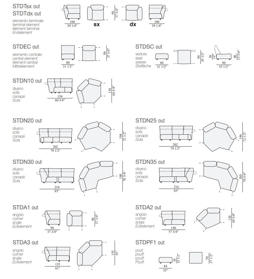Диван Edra для улицы ARCH-00124645 - Вид №8