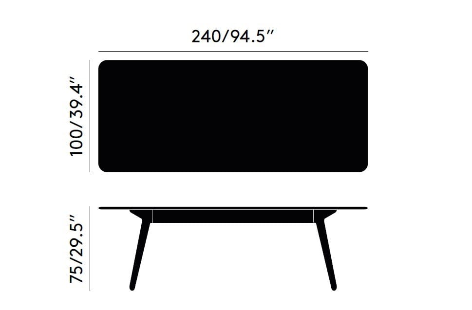 Деревянный обеденный стол Tom Dixon плита ARCH-00128033 - Вид №8