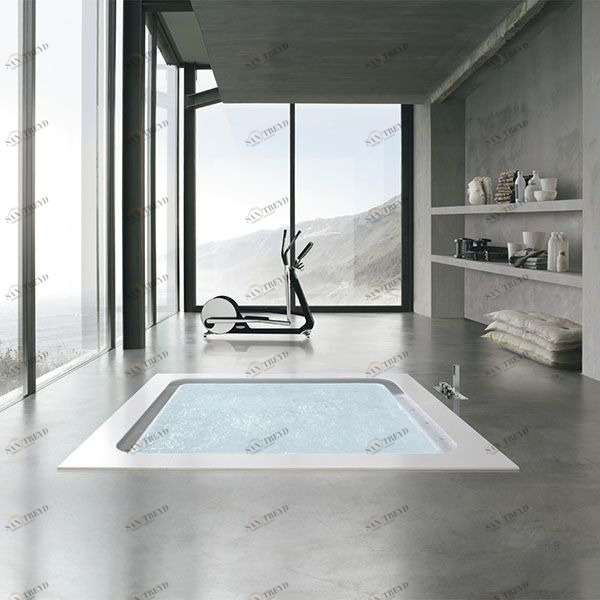 Ванна встроенная  Bolla Siforo Q 190x190 см с аэромассажем 2BOA5N5 Gruppo Geromin