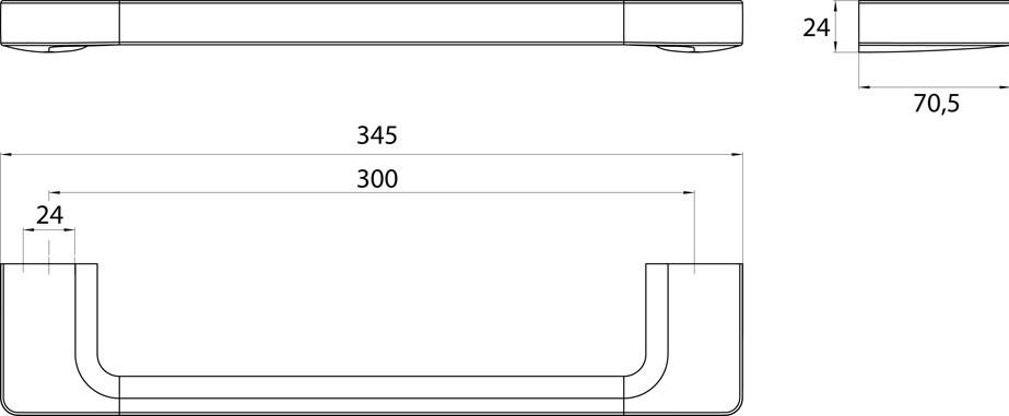 Emco Bad Фиксированная ручка для ванной Trend sun-id-1369472 - Вид №3