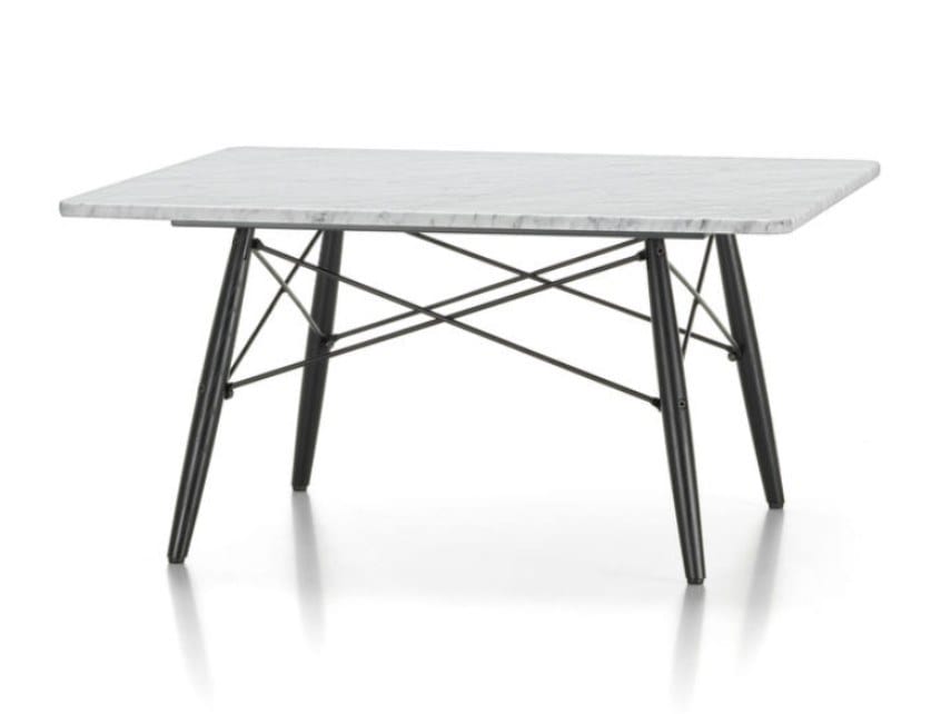 Квадратный журнальный столик из каррарского мрамора VITRA EAMES COFFEE TABLES ARCH-00045235 - Вид №1