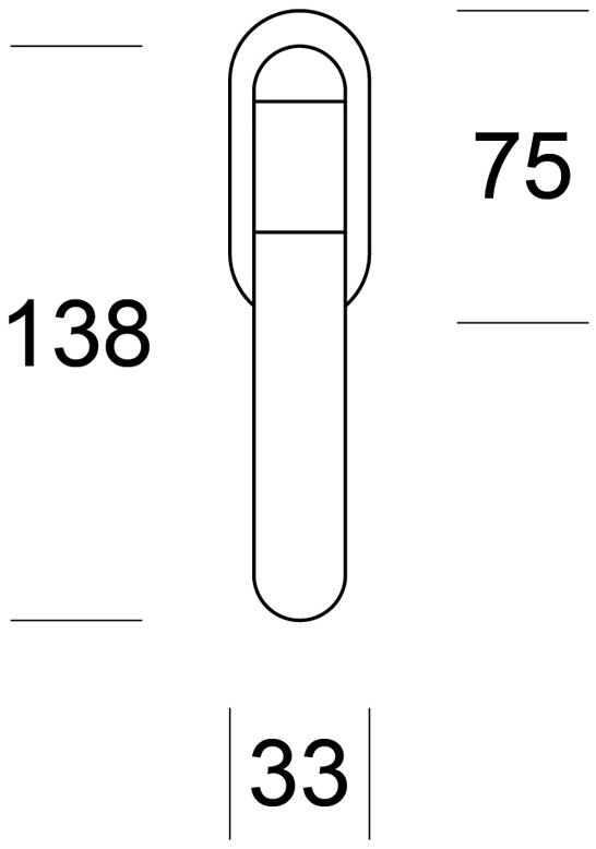 Ento Оконная ручка из латуни dk Drop 6222 - Вид №1