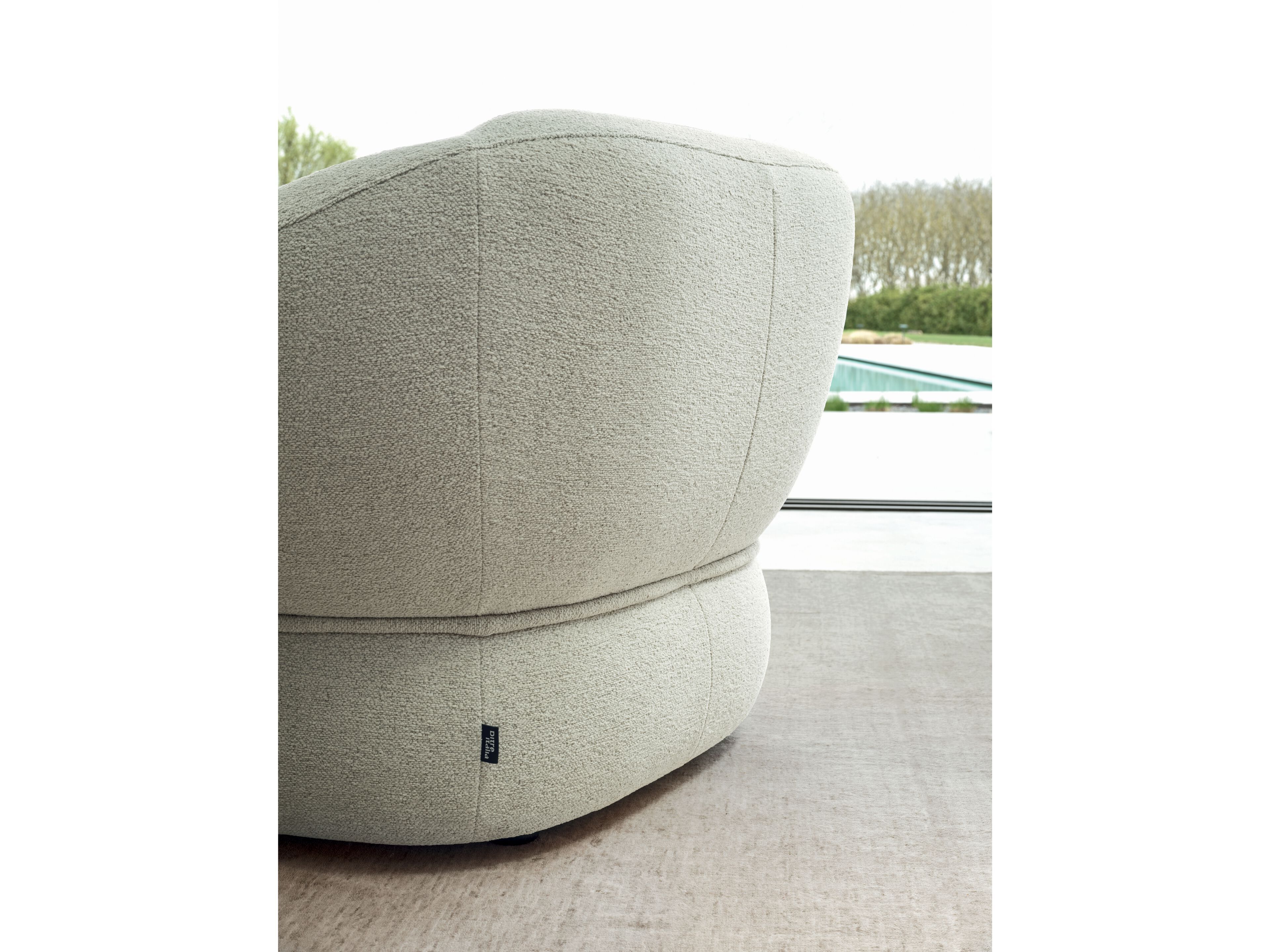 Тканевое кресло с подлокотниками Ditre Italia высокая ARCH-00027151 - Вид №2