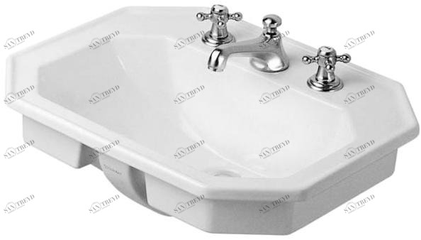 047658 Встроенная раковина под столешницу овальная Duravit 