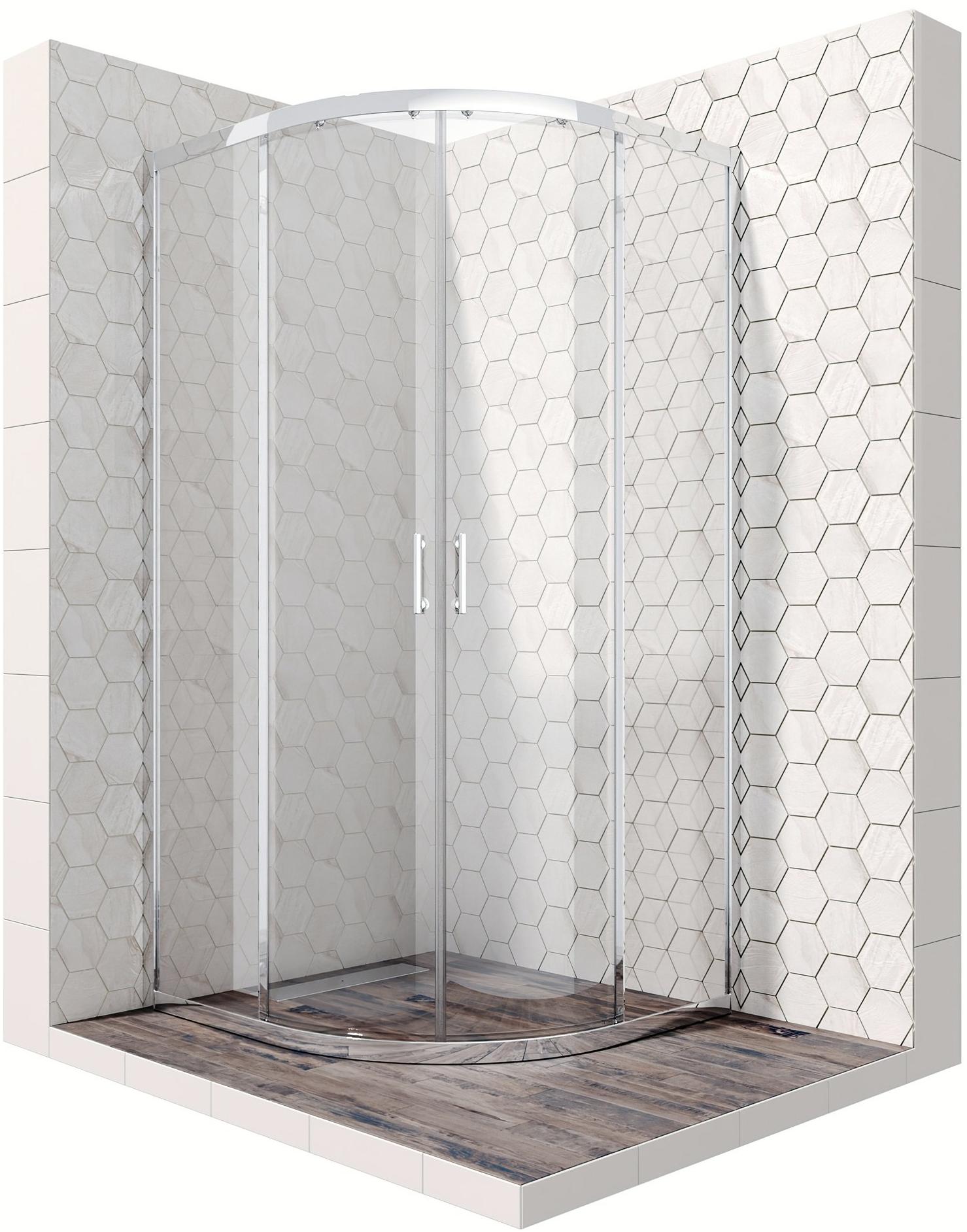 Душевое ограждение Ambassador Kingston 14011104 (900x900x2000), 1 место 