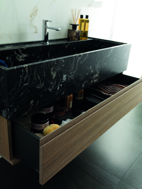 GAMADECOR Подвесная тумба под умывальник из дуба с зеркалом Icon sun-id-1385679 - Вид №2