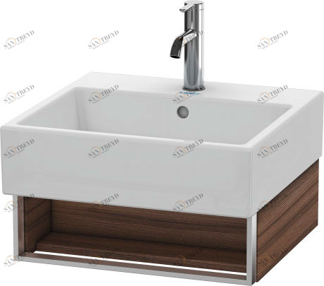 VA602407979 Тумбочка подвесная Vero Air #VA6024 484 x 431 мм Орех натуральный, декор Duravit