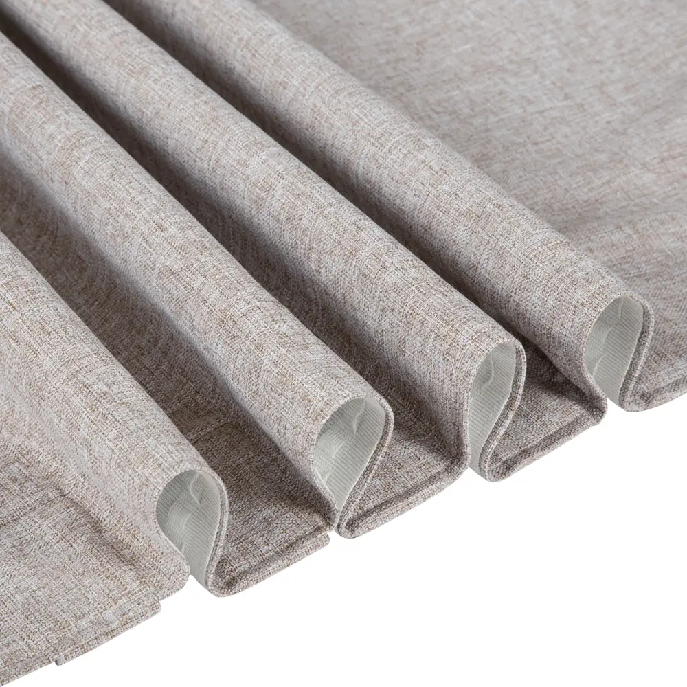 Штора на ленте Мари 200x270 см цвет бежевый СТОЛИЦА ТЕКСТИЛЯ STLM-2014327 - Вид №5