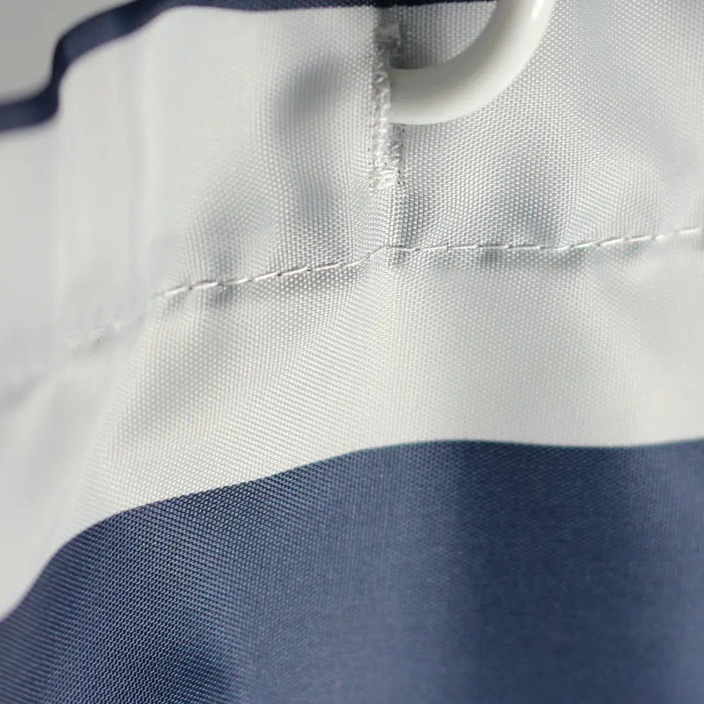 Штора для ванны Bath Plus Blue Line 180x180 см полиэстер цвет бело-синий CHARME ORANGE STLM-2092486 - Вид №4