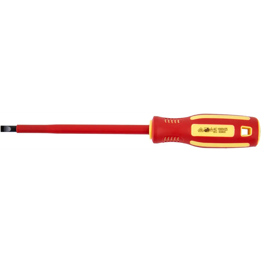 Отвертка диэлектрическая Elitech SL6.5x150 мм с магнитным наконечником 89407155 STLM-1574161 - Вид №1