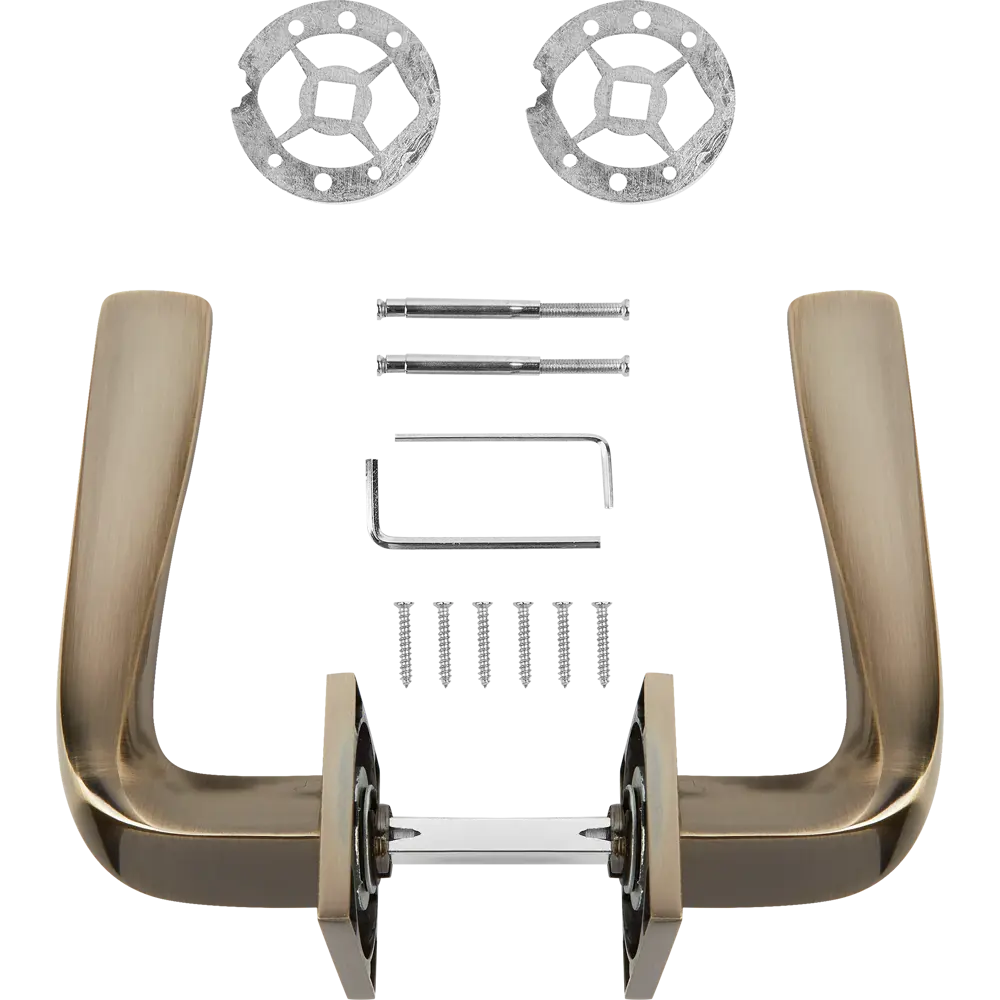 Дверные ручки FUARO Twist в бронзе для межкомнатных дверей 85202867 STLM-0059828 - Вид №1