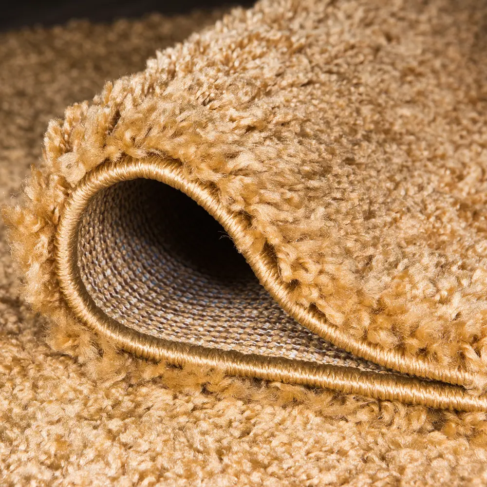 Ковер полипропилен Шагги Тренд 100x200 см цвет темно-бежевый MERINOS STLM-2172838 - Вид №2