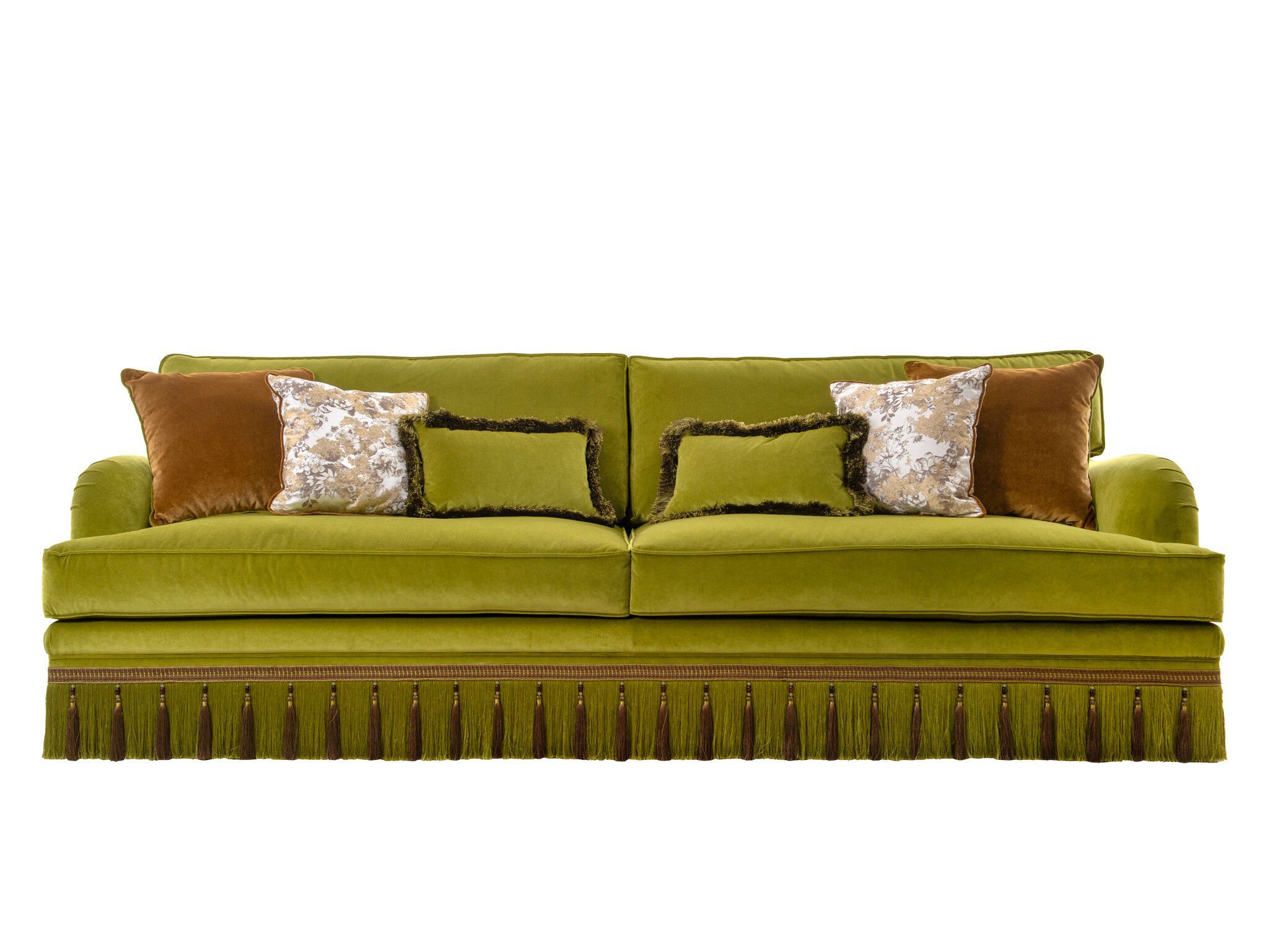 3-местный бархатный диван Bellotti Ezio Charming ARCH-00096872