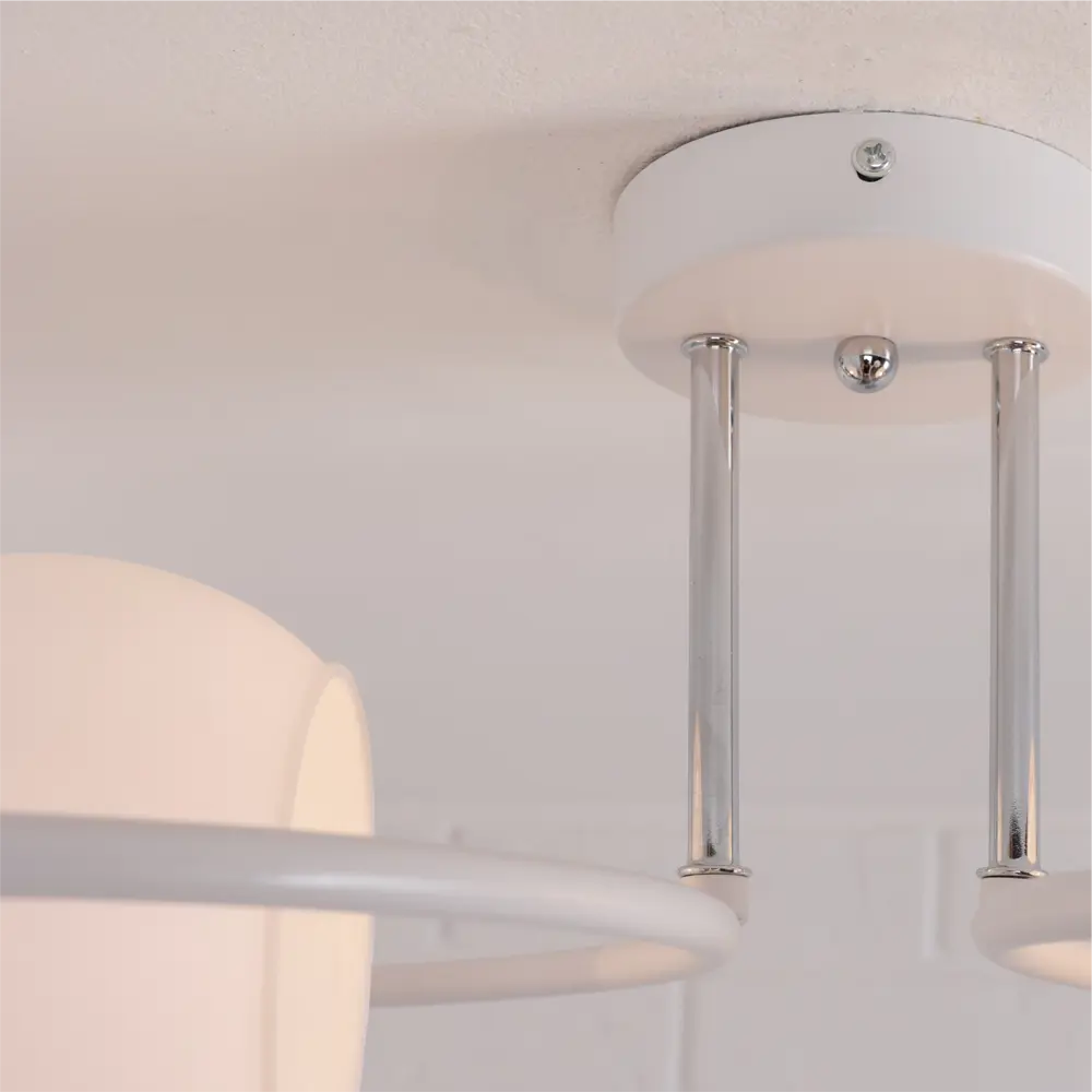 Люстра потолочная «Bitongo» 74523-4 4 лампы 12 м² цвет белый SCHAFFNER STLM-2117754 - Вид №11