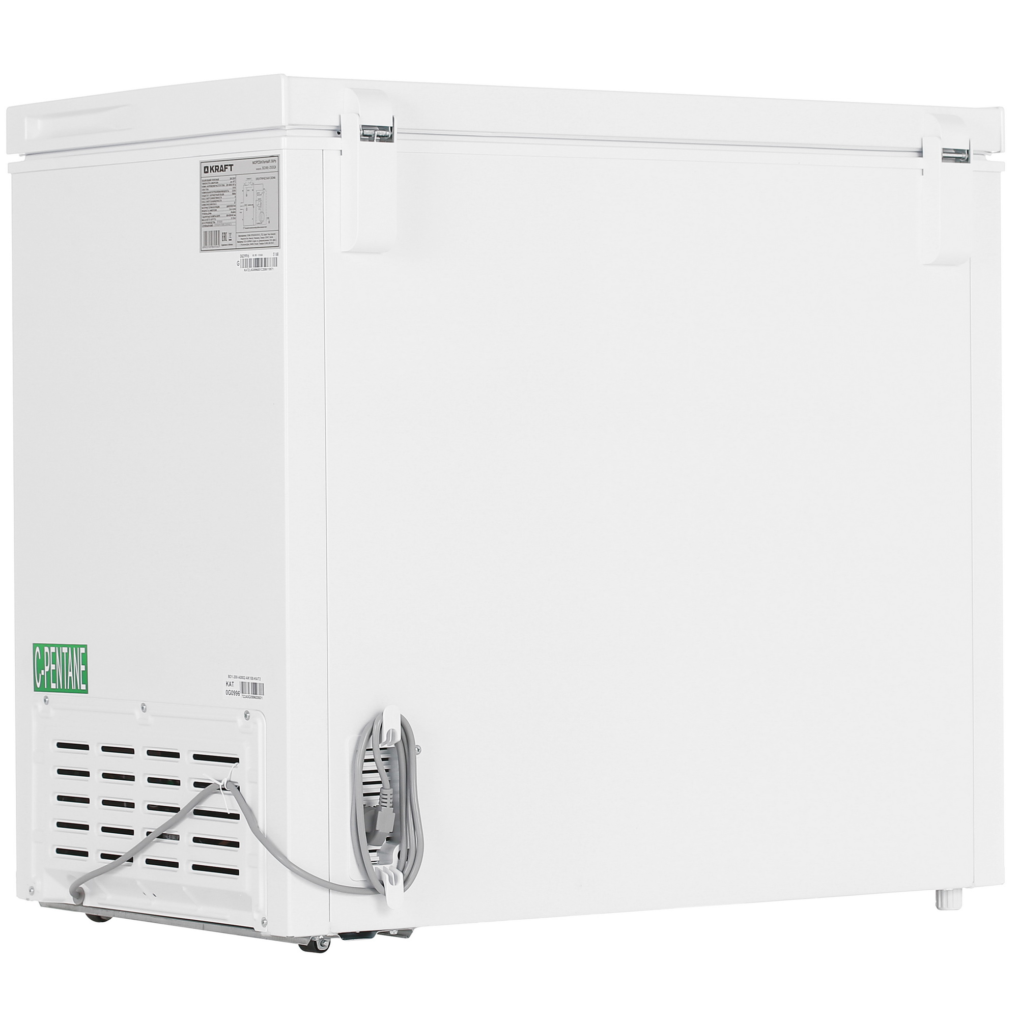 8187525 Морозильный ларь KRAFT BD (W)-250QX белый STDN-0118212 - Вид №4