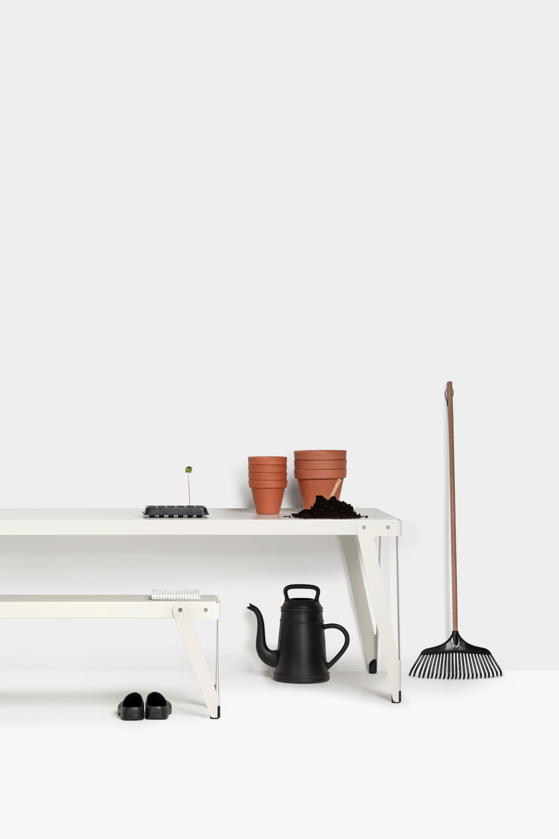 Стальная садовая скамейка с порошковым покрытием FUNCTIONALS Lloyd ARCH-00086249 - Вид №11