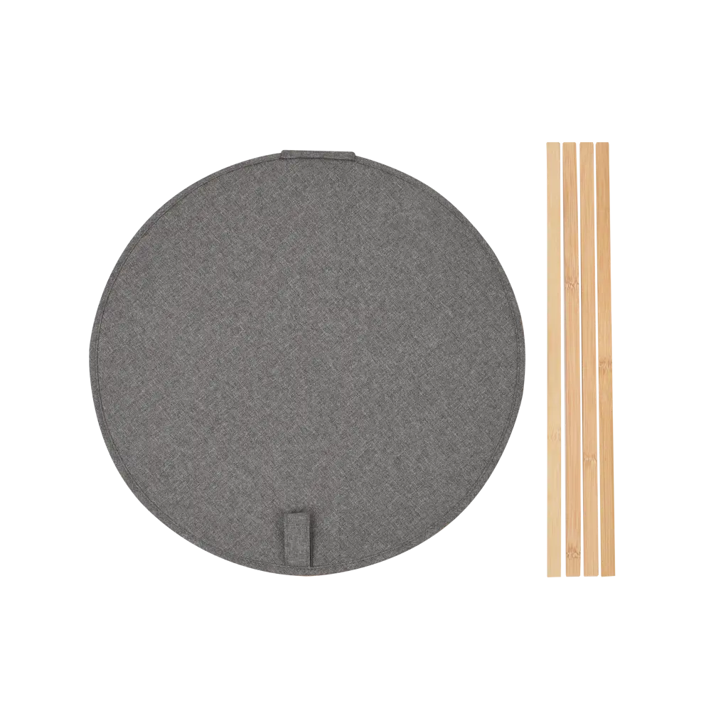 Корзина для белья Sensea Scandi круглая цвет серый 82907854 STLM-2162817 Laundry - Вид №5