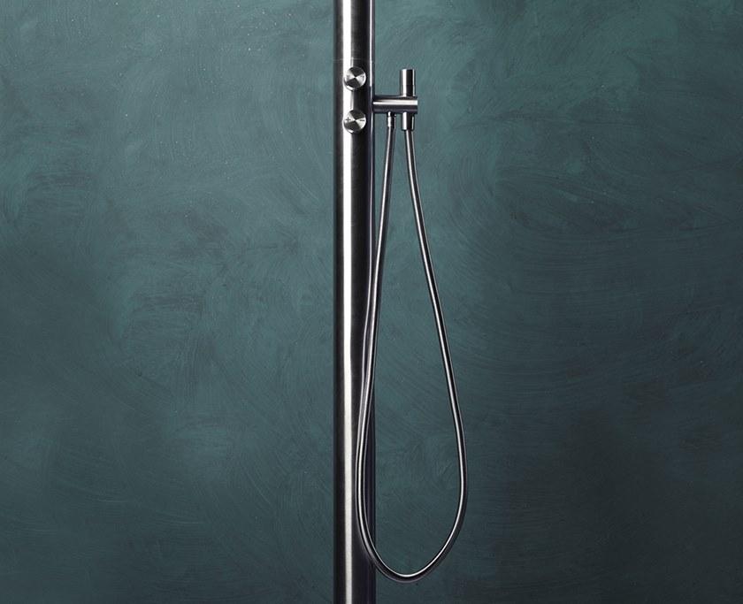 GUGLIELMI Открытый душ из нержавеющей стали с ручным душем Novo inox Fiad80802 - Вид №2