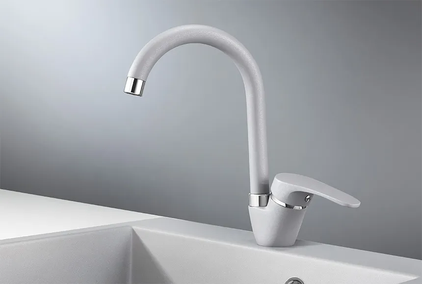 1024, АЛЮМИНИУМ, СМЕСИТЕЛЬ КУХОННЫЙ GRANULA 1024-ST86