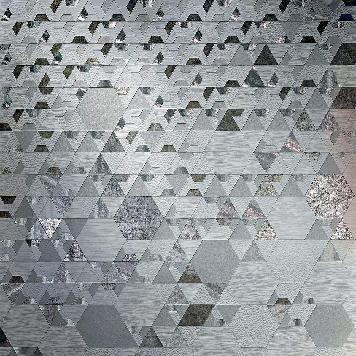 SICIS Bucolico White Per-Grey Vetrite Tile sun-id-1991304 - Вид №18