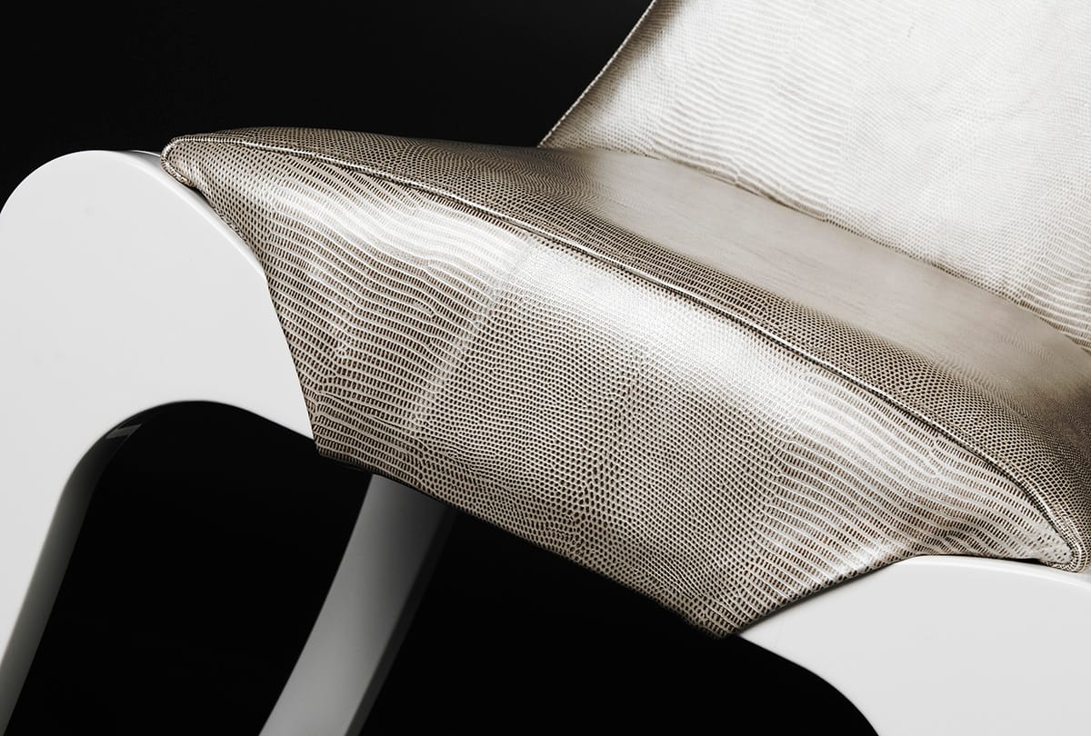 Кожаный стул с высокой спинкой Vgnewtrend ROI SOLEIL ARCH-00020106 - Вид №3