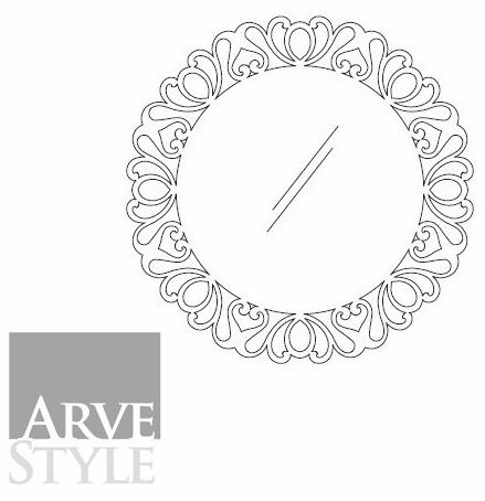 Arvestyle Круглое зеркало в раме Capri Sl-0317 - Вид №3