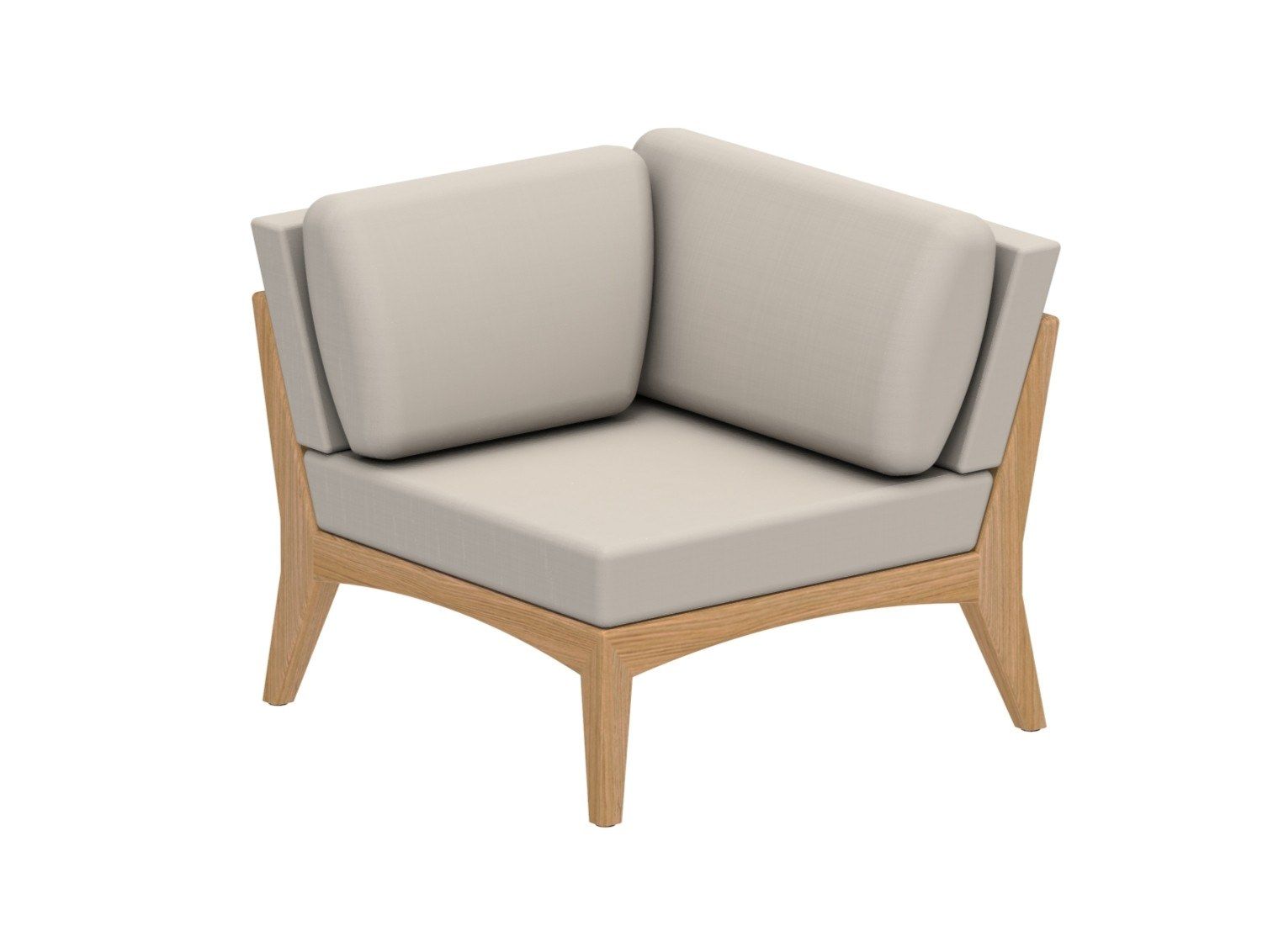 Угловое садовое кресло из ткани Royal Botania Zenhit lounge ARCH-00052794